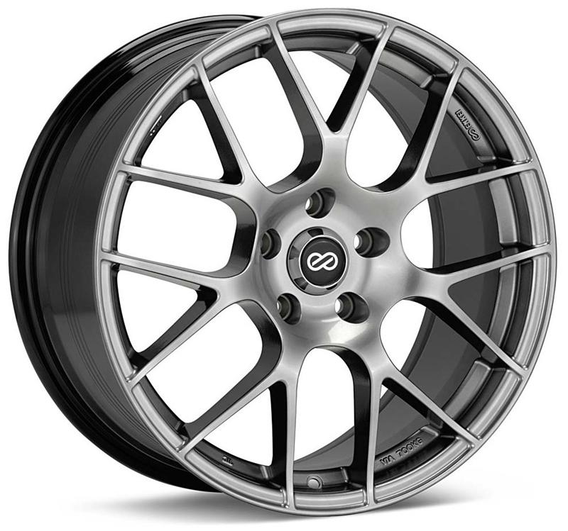 Enkei Raijin 18x8.5 38mm Offset 5x120 Bolt Pattern 72.6 Bore Diameter Hyper Silver Wheel - Image 2