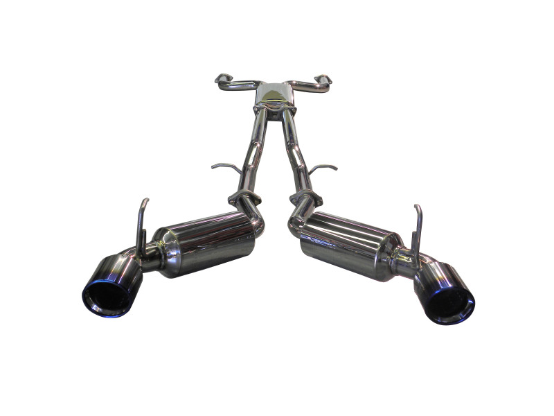 Injen 09-20 Nissan 370Z Dual 60mm SS Cat-Back Exhaust w/ Built In Resonated X-Pipe - Image 3