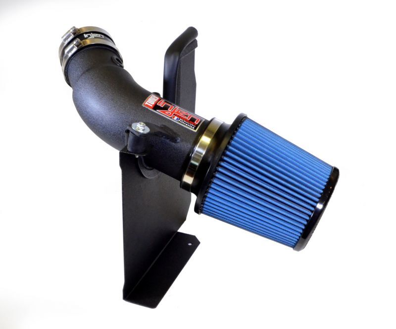 Injen 11-20 Dodge Challenger SRT-8 6.4L V8 Wrinkle Black Power-Flow Short Ram Intake - Image 2