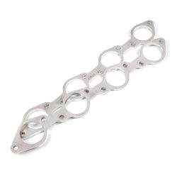 Alternative view of Stainless Works Big Block Chevy Round Port Header 304SS Exhaust Flanges 2-1/8in Primaries