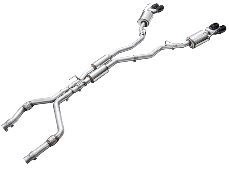 AWE Tuning 2020+ Ford Explorer ST Touring Edition Exhaust w/ Diamond Black Tips - Image 12