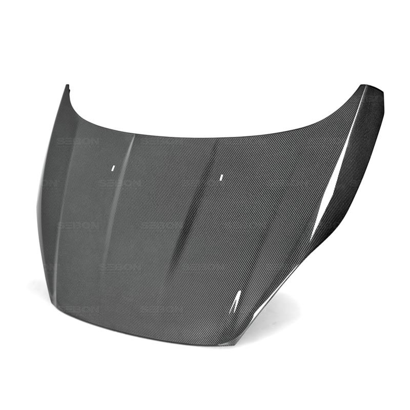 Seibon 14+ Ford Fiesta OE Style Carbon Fiber Hood - Image 6