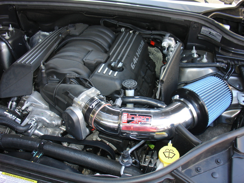 Injen 13 Jeep Grand Cherokee SRT-8 6.4L V8 Wrinkle Black Short Ram Intake w/ Heat Shield - Image 3