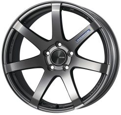 Enkei PF07 17x8.5 5x114.3 55mm Offset 75mm Bore Dark Silver Wheel - Image 2