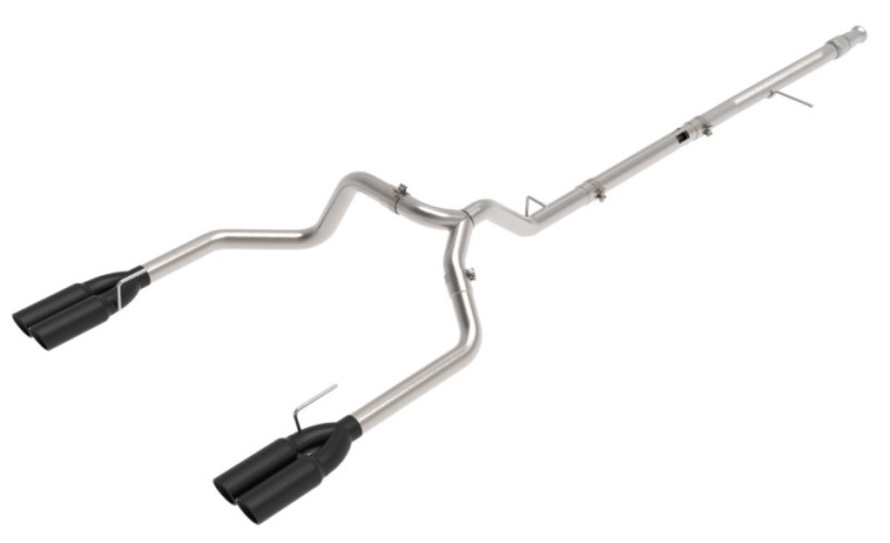 aFe Vulcan Series 3in 304SS DPF-Back 20-21 GM Trucks L6-3.0L (td) LM2 - Dual Black Tip - Image 2