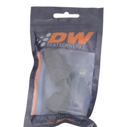 Alternative view of DeatschWerks 6 AN Female Flare Swivel 60-Degree Hose End CPE - Anodized Matte Black