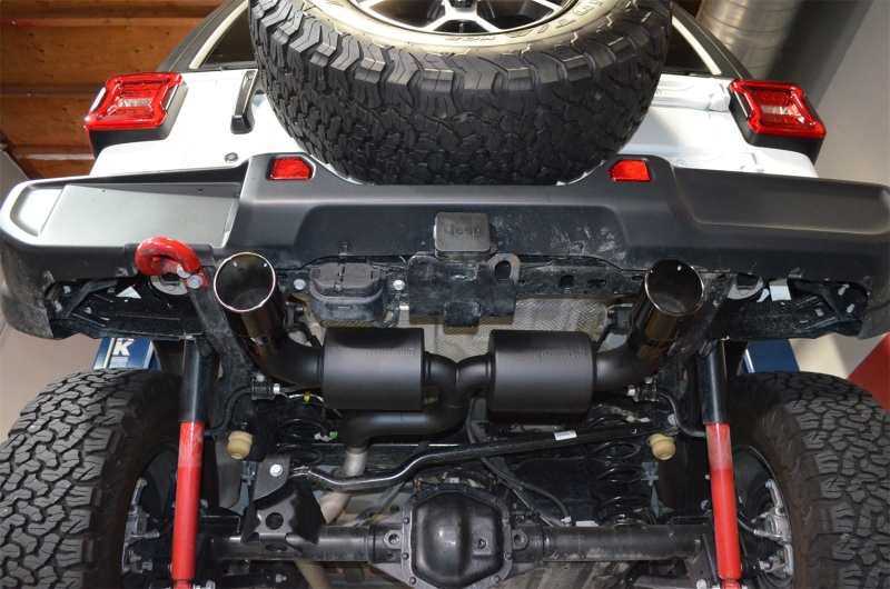 Injen 18-20 Jeep Wrangler JL L4-2.0L Turbo / V6-3.6L SS Axle-back Exhaust - Black - Image 5
