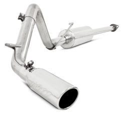 MBRP 05-13 Toyota Tacoma 4.0L EC/CC Cat Back Single Exit T409 Exhaust - Image 3