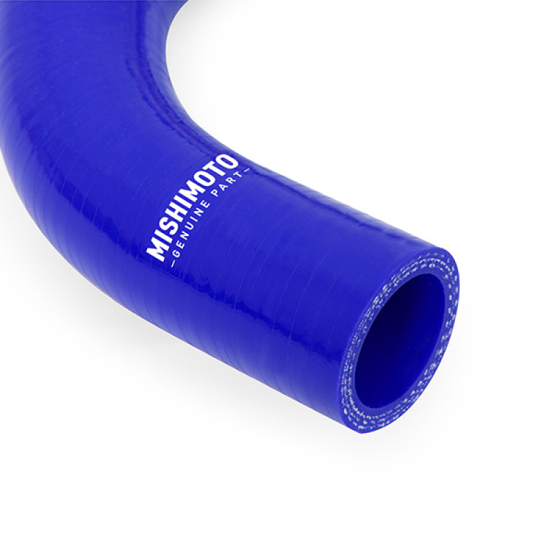 Mishimoto 03-04 Ford F-250/F-350 6.0L Powerstroke Lower Overflow Blue Silicone Hose Kit - Image 3
