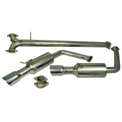 Injen 2011-14 Hyundai Sonata/Kia Optima 2.0L - 3inch Cat Back w/ Dual 60mm Mufflers - Image 5