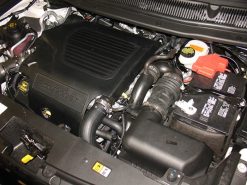 Injen 13 Ford Explorer Sport 3.5L EcoBoost V6 Wrinkle Black Tuned Intake w/ Dry Web Filter - Image 4