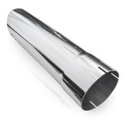 Stainless Works Single Wall Slash Cut Exhaust Tip - 3 1/2in Body 3in ID Inlet - Image 3