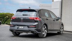 Borla 22-23 Volkswagen Golf GTI 2.0L AT/MT 3inch S-Type Cat-Back Exhaust - 4in Black Chrome Tips - Image 3