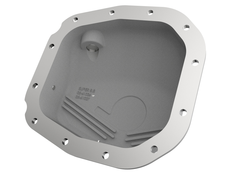 aFe Street Series Rear Differential Cover Raw w/ Fins 15-19 Ford F-150 (w/ Super 8.8 Rear Axles) - Image 4