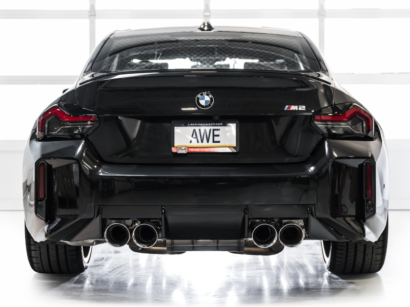 AWE Tuning 23-24 BMW G87 M2 Track Edition Exhaust - Chrome Silver Tips - Image 5
