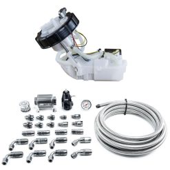 Alternative view of DeatschWerks 01-05 Honda Civic/02-06 Acura RSX DW400 Pump Module & Return Kit w/CPE Fuel Lines