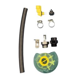 Alternative view of DeatschWerks DW650iL Series 650LPH In-Line External Fuel Pump Universal Install Kit