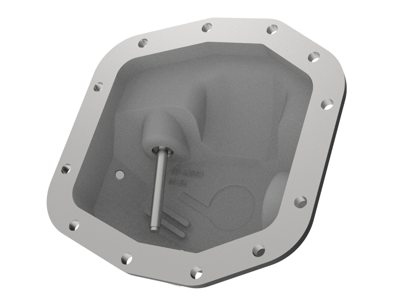 aFe 18-23 Jeep Wrangler JL Pro Series (Dana M186) Front Diff Cover w/ Oil - Black - Image 3