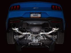 AWE 2024 Ford Mustang GT Fastback S650 RWD Touring Catback Exhaust w/ Dual Diamond Black Tips - Image 13