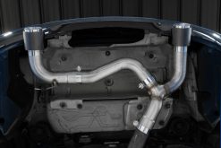 Alternative view of MBRP 17-21 BMW M240I 3.0L 3in Axle Back Dual Rear Exit w/ T304 SS Carbon Fiber Tips (Street Version)
