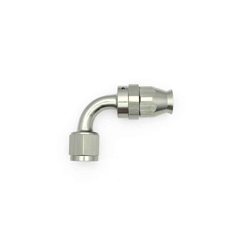 DeatschWerks 8AN Female Swivel 90-Degree Hose End PTFE (Incl. 1 Olive Insert) - Image 2