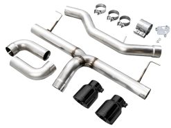 AWE 19-23 BMW 330i / 21-23 BMW 430i Base G2X Track Edition Axle Back Exhaust - Diamond Black - Image 6