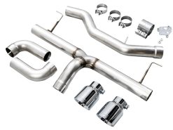 AWE 19-23 BMW 330i / 21-23 BMW 430i Base G2X Track Edition Axle Back Exhaust - Chrome Silver - Image 8