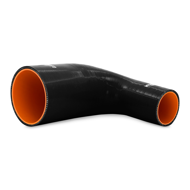 Mishimoto Silicone Reducer Coupler 90 Degree 2.5in to 4in - Black - Image 2