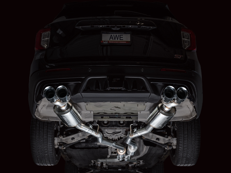 AWE Tuning 2020+ Ford Explorer ST Touring Edition Exhaust w/ Chrome Silver Tips - Image 18
