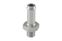 Turbosmart 10mm / 3/8in Hose End to -1/8 NPT Male Straight - Clear