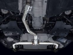 AWE 19-23 BMW 330i / 21-23 BMW 430i Base G2X Track Edition Axle Back Exhaust - Diamond Black - Image 10