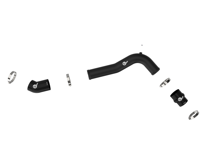 aFe 20-23 Ford Explorer ST V6 3.0L (tt) BladeRunner 2-3/4in Aluminum Cold Charge Pipe - Black - Image 2