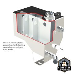 Mishimoto 01-07 Chevy/GMC 6.6L Duramax Degas Tank - Natural - Image 6