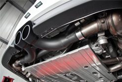 MBRP 14-15 Porsche GT3/GT3RS 3in Center Muffler Bypass 4in Tips - Black Coated - Image 6