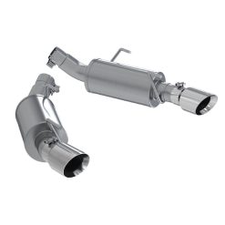 Alternative view of MBRP 05-10 Ford Mustang GT 5.0/Shelby GT500 Dual Mufflers Axle Back Split Rear T304