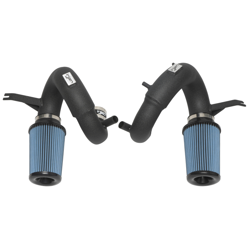 Injen 18-20 Kia Stinger 3.3L Twin Turbo Wrinkle Black Short Ram Air Intake - Image 2