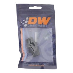 Alternative view of DeatschWerks 8AN ORB Male to 8AN ORB Male Swivel Adapter - Anodized Matte Black