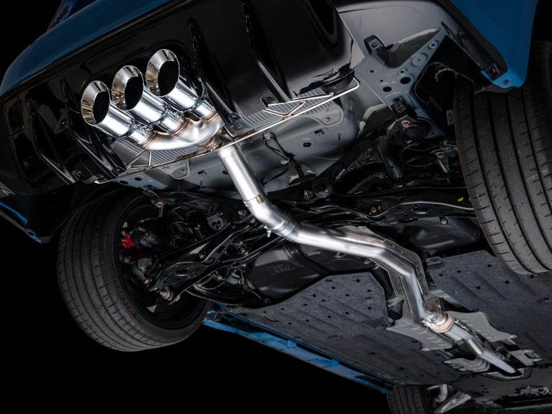 AWE Tuning 2023 Honda Civic Type R FL5 Track Edition Exhaust w/ Triple Chrome Silver Tips - Image 13