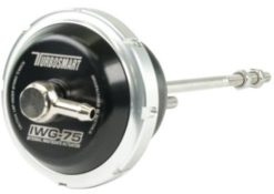 Alternative view of Turbosmart IWG75 Universal M6 140mm Rod 10 PSI Black Internal Wastegate Actuator