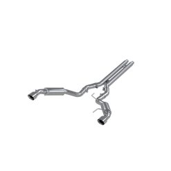 Alternative view of MBRP 15-17 Ford Mustang GT 5.0 3in Cat Back Dual Split Rear Race Version 4.5in Tips - T409