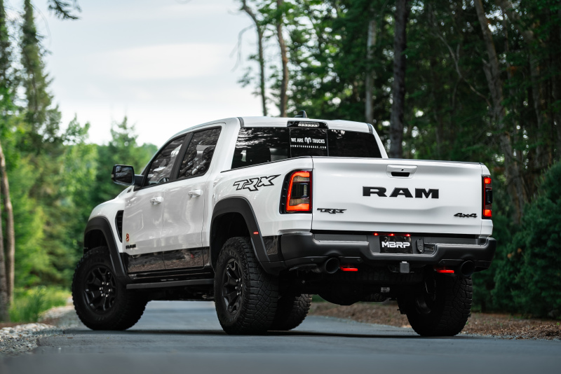 MBRP 2021 Ram TRX 6.2 S/C 3in T304 SS Muffler Delete Pipe - Image 3