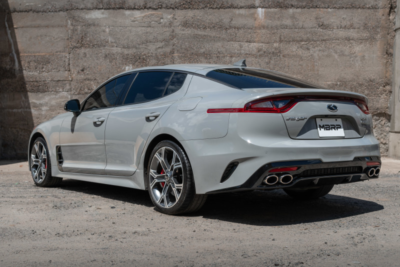 MBRP 2018+ Kia Stinger 3.3L RWD/AWD 2.5in Cat Back Dual Rear Exit w/o Tips - Image 9