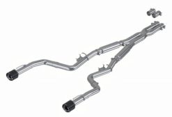 Alternative view of MBRP 17-21 Charger 5.7/6.1/6.4L 3in Dual Rear Exit SS Catback Exhaust w/ Carbon Fiber Tips