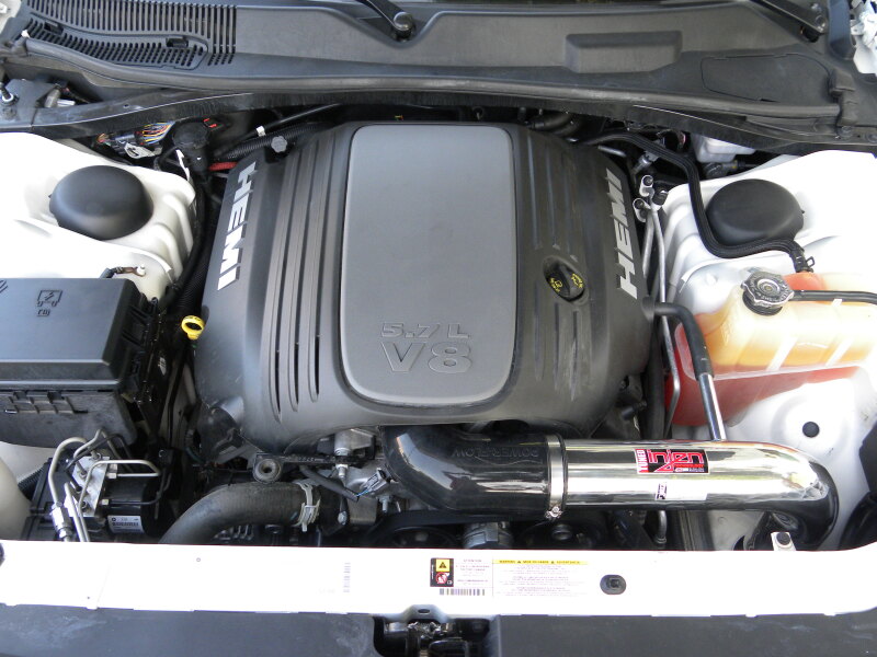 Injen 09-14 Dodge Challenger Hemi 5.7L V8 SRT-8 6.1L 5.7L V8 Polished Power-Flow Air - Image 3