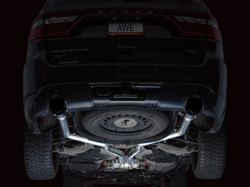 AWE Tuning 11-24 Dodge Durango 5.7L Track Edition Exhaust w/ Diamond Black Tips - Image 9