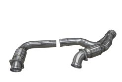 Kooks 2019+ GM 1500 Series Truck 6.2L 3in x OEM Outlet Catted SS Y Pipe Kooks HDR Req - Image 3