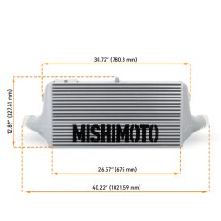 Mishimoto Universal L-Line Intercooler - Silver - Image 2