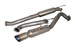 Alternative view of Injen 14-19 Ford Fiesta ST 1.6L Turbo 4Cyl 3in Cat-Back Stainless Steel Exhaust w/ Burnt SS Tip