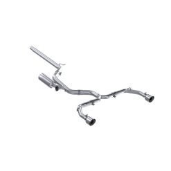 MBRP 2022 Volkswagen Golf GTI MK8 T304 SS 3in Cat-Back Exhaust 2.5in Dual Split Rear w/ SS Tips - Image 2