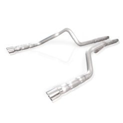 Stainless Works 2011-14 Mustang GT/2011-2012 Shelby GT500 3in Catback Retro Chambered Mufflers - Image 3